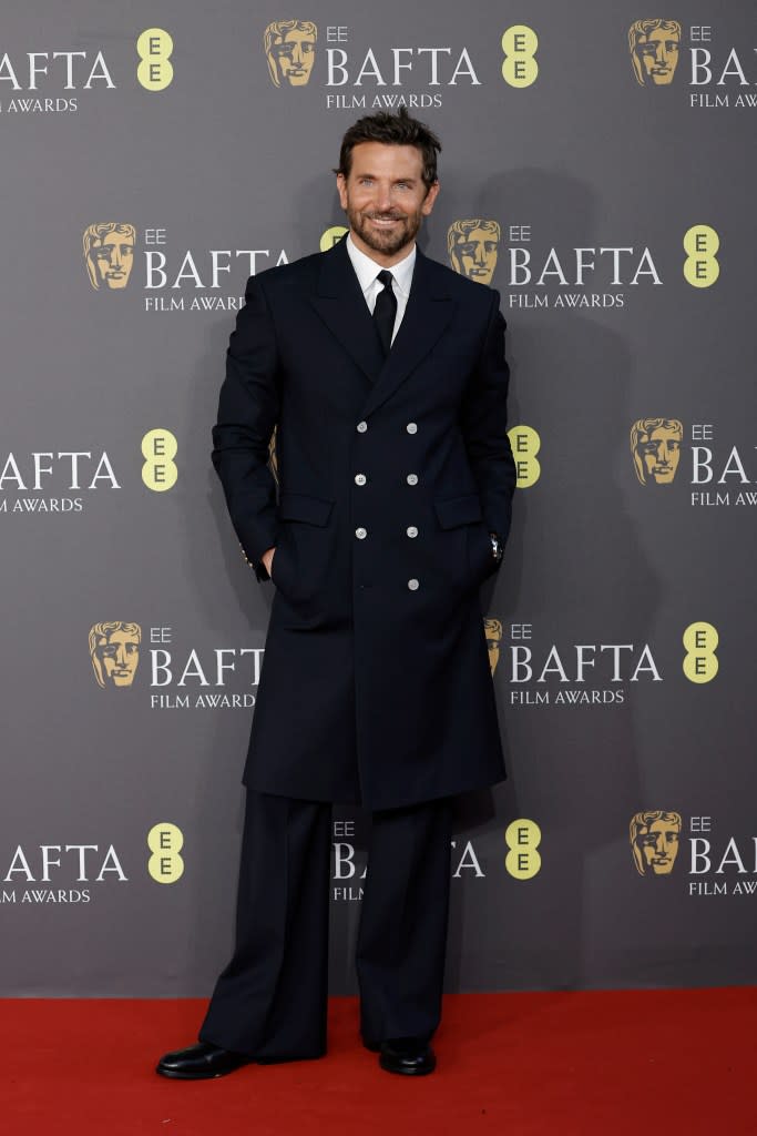 Bradley Cooper attends the EE BAFTA Film Awards 2024 at The Royal Festival Hall on February 18, 2024 in London, England.