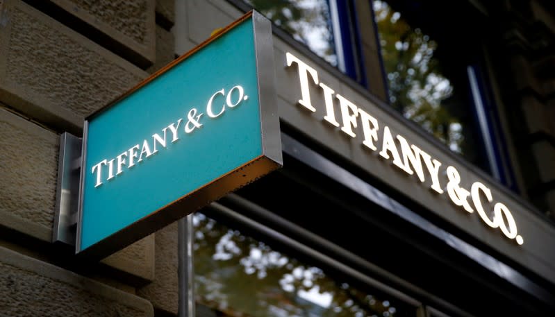 FILE PHOTO: Logo of U.S. jeweller Tiffany & Co