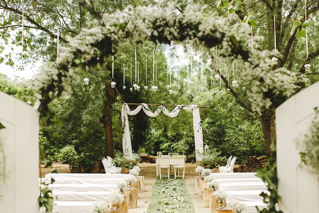 <p>Claudia Casal/Getty</p> Stock image of a wedding venue