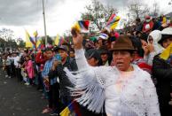 Protests against Ecuador's President Lenin Moreno's austerity measures in Quito