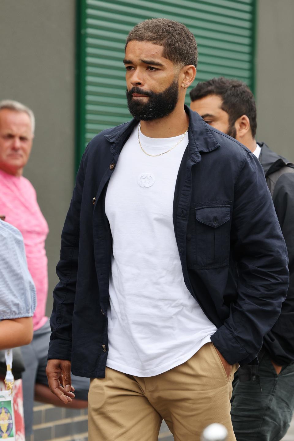 Kingsley Ben-Adir at day one of Wimbledon.