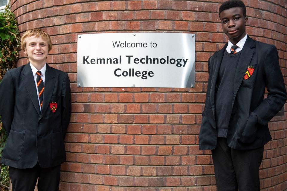 Fresh approach: pupils at the Kemnal Technology College (Lucy Young)