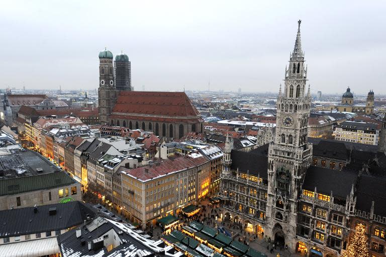 A view of Munich, where nearly 1,500 priceless paintings, including works by Picasso and Matisse that were stolen by the Nazis, have been discovered in a flat