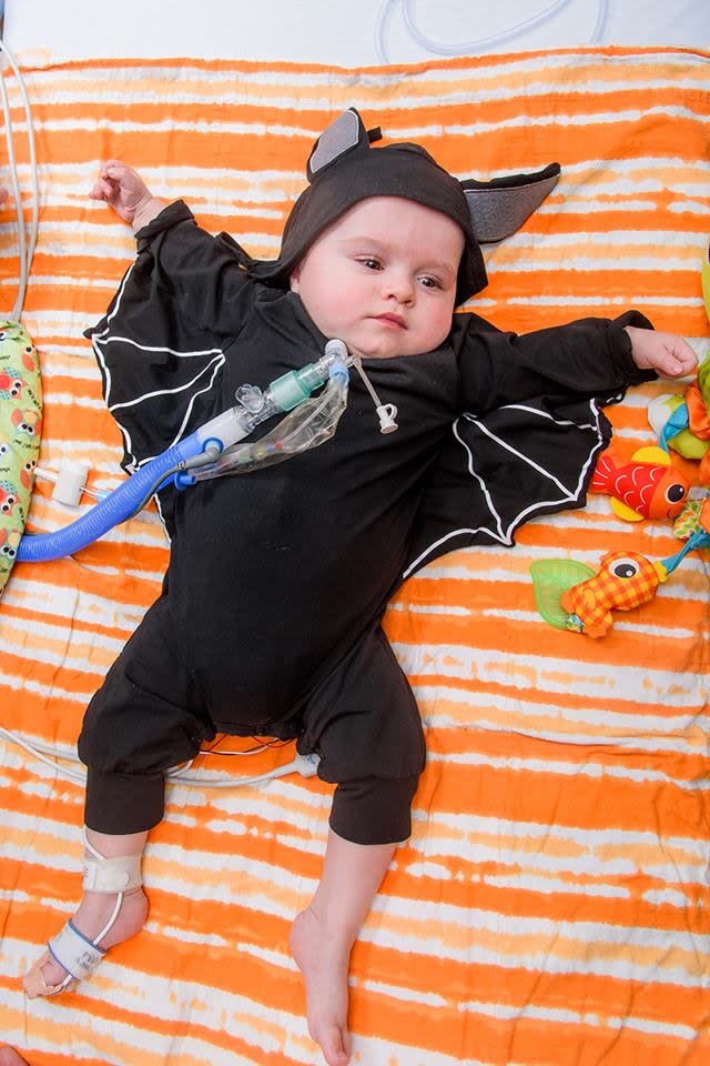 This bat costume was a hit throughout the unit. (Photo: MU Women’s and Children’s Hospital)