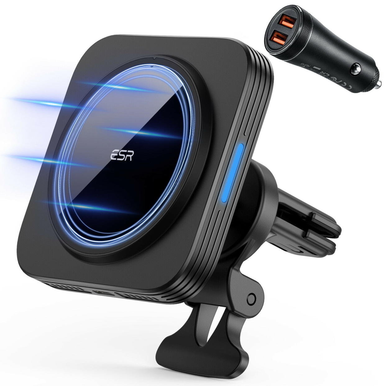 <p><a href="https://go.redirectingat.com?id=74968X1596630&url=https%3A%2F%2Fwww.walmart.com%2Fip%2FESR-Magnetic-Wireless-Car-Charger-HaloLock-Compatible-MagSafe-Charger-AirVent-Phone-Holder-Mount-iPhone-15-14-13-12-Series-36W-QC3-0-Fast-Accessories%2F467726800&sref=https%3A%2F%2Fwww.popularmechanics.com%2Fcars%2Fcar-technology%2Fg40527121%2Fbest-usb-car-chargers%2F" rel="nofollow noopener" target="_blank" data-ylk="slk:Shop Now;elm:context_link;itc:0;sec:content-canvas" class="link rapid-noclick-resp">Shop Now</a></p><p>HaloLock Magnetic Car USB Charger</p><p>walmart.com</p><p>$36.99</p>