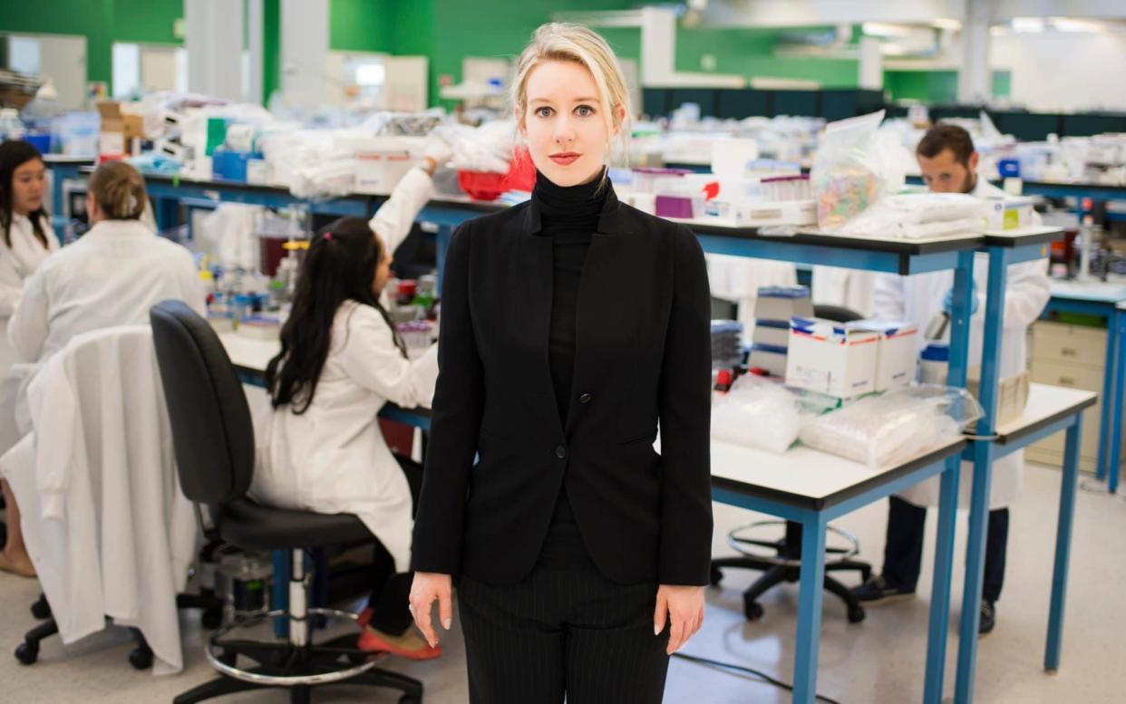 Elizabeth Holmes founded Theranos, a company once valued at $9 billion  - Â© 2018 Home Box Office, Inc. All Rights Reserved.