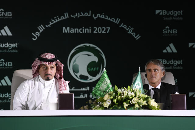 New Saudi coach Roberto Mancini counting on influx of top stars to help  national team players - The San Diego Union-Tribune