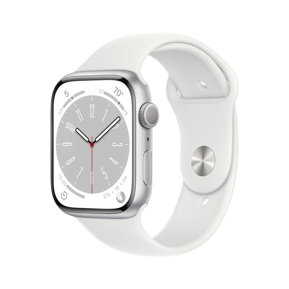 <p>;/p><p>Apple Watch Series 8 (GPS) 45mm</p><p>walmart.com</p><p>$329.00</p><span class="copyright">Walmart</span>