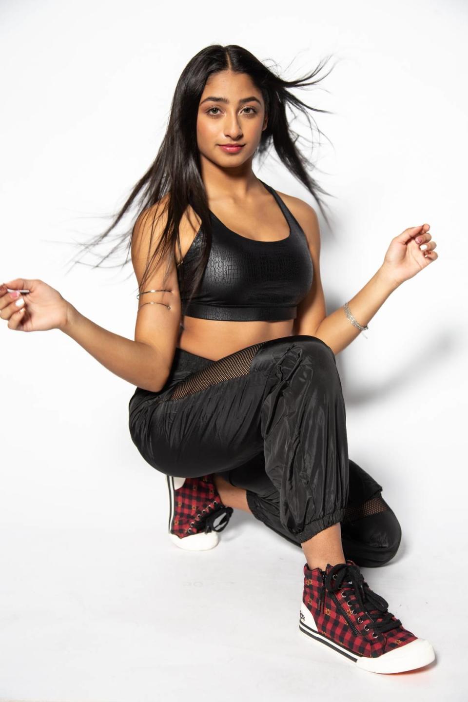 Kaylie Molina, a 17-year-old dancer from Pembroke Pines, Florida, is a cast member of “HITS! The Musical.” The show, playing The Parker in Fort Lauderdale on April 1, 2023, has Dionne Warwick and her son Damon Elliott as executive producers.