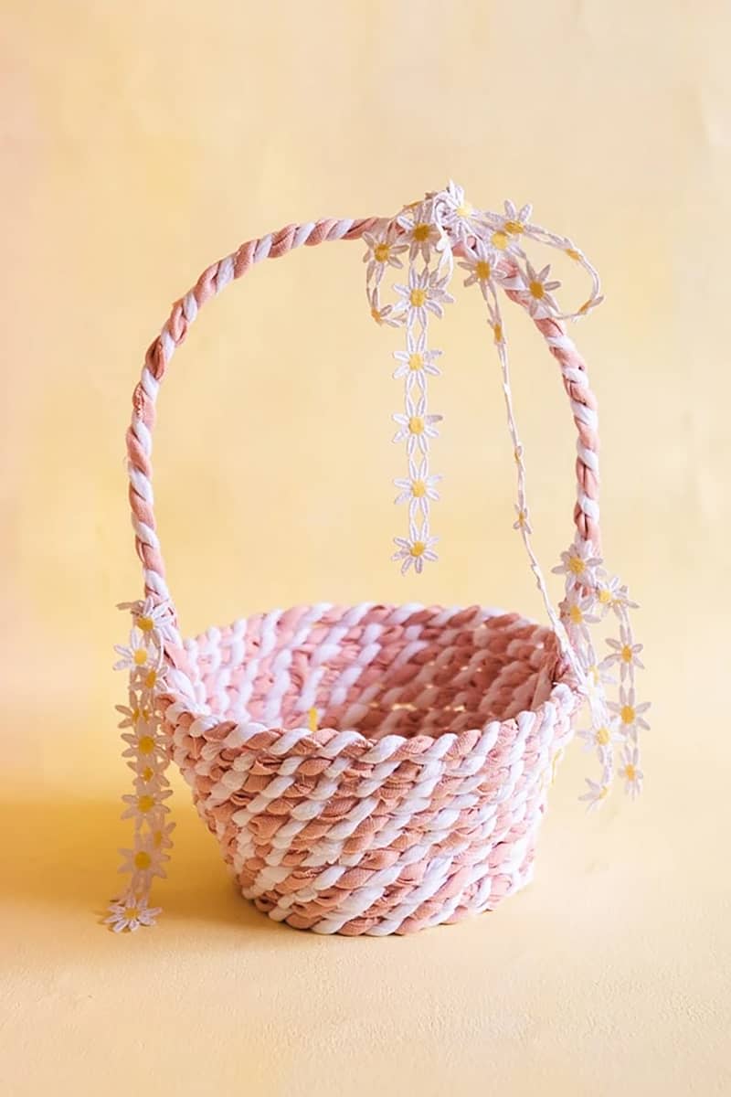 Easter egg basket.