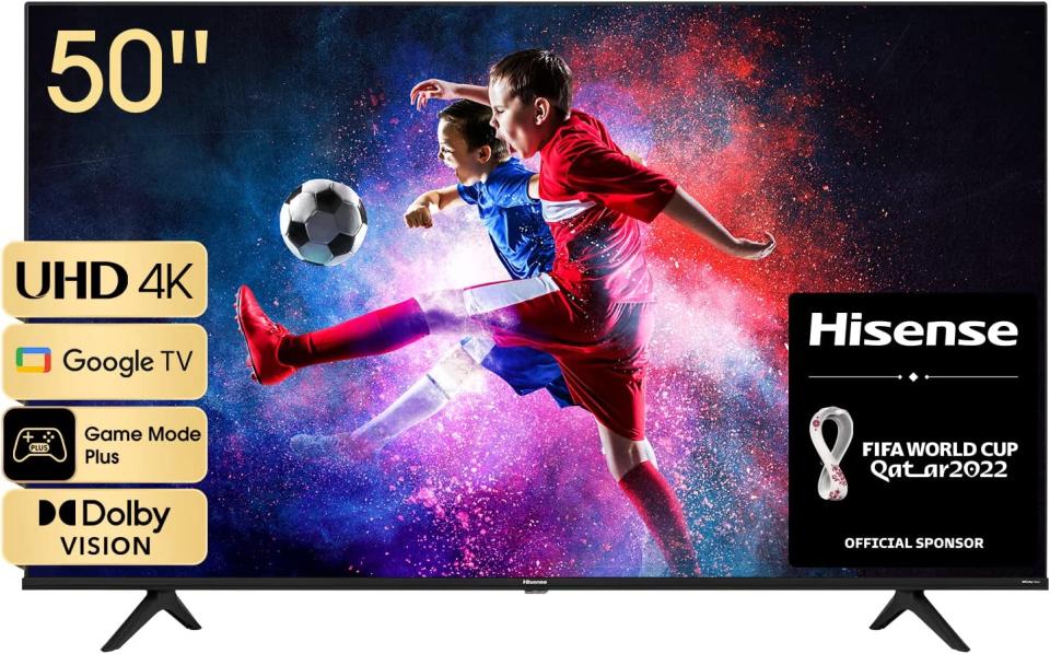 Hisense 50A68H - 50 inch Smart Ultra HD 4K TV. Image via Amazon.