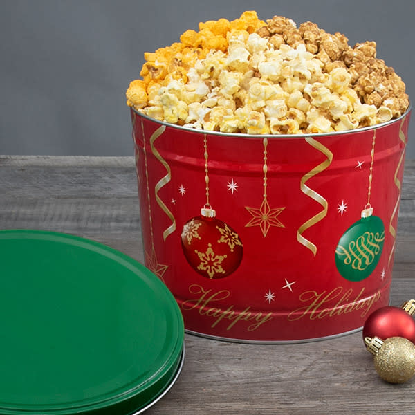 <p><a href="https://go.redirectingat.com?id=74968X1596630&url=https%3A%2F%2Fwww.gourmetgiftbaskets.com%2FRed-Christmas-Ornaments-Popcorn-Tin.asp&sref=https%3A%2F%2Fwww.oprahdaily.com%2Flife%2Ffood%2Fg33980079%2Fbest-food-gifts%2F" rel="nofollow noopener" target="_blank" data-ylk="slk:Shop Now;elm:context_link;itc:0;sec:content-canvas" class="link ">Shop Now</a></p><p>Red Christmas Ornaments Popcorn Tin</p><p>gourmetgiftbaskets.com</p><p>$39.99</p><span class="copyright">Gourmet Gift Baskets</span>