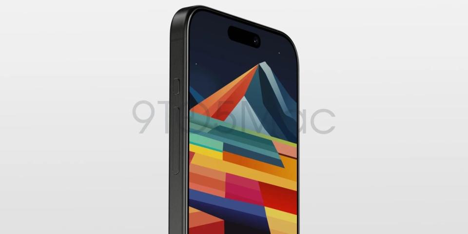 The iPhone 15 Pro has a more rounded body line, and the frame will be replaced with titanium material.  (Picture / flip from 9to5mac)