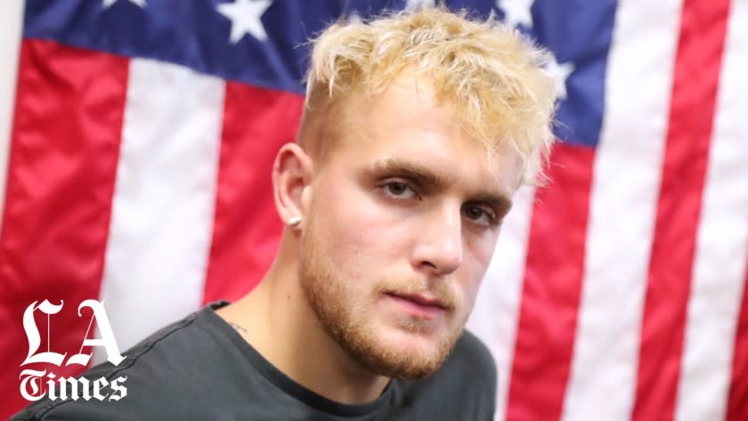 HOLLYWOOD, CALIFORNIA - OCTOBER 22: Jake Paul attends Logan Paul Workout Showcase at Wild Card Boxing Club on October 22, 2019 in Hollywood, California.