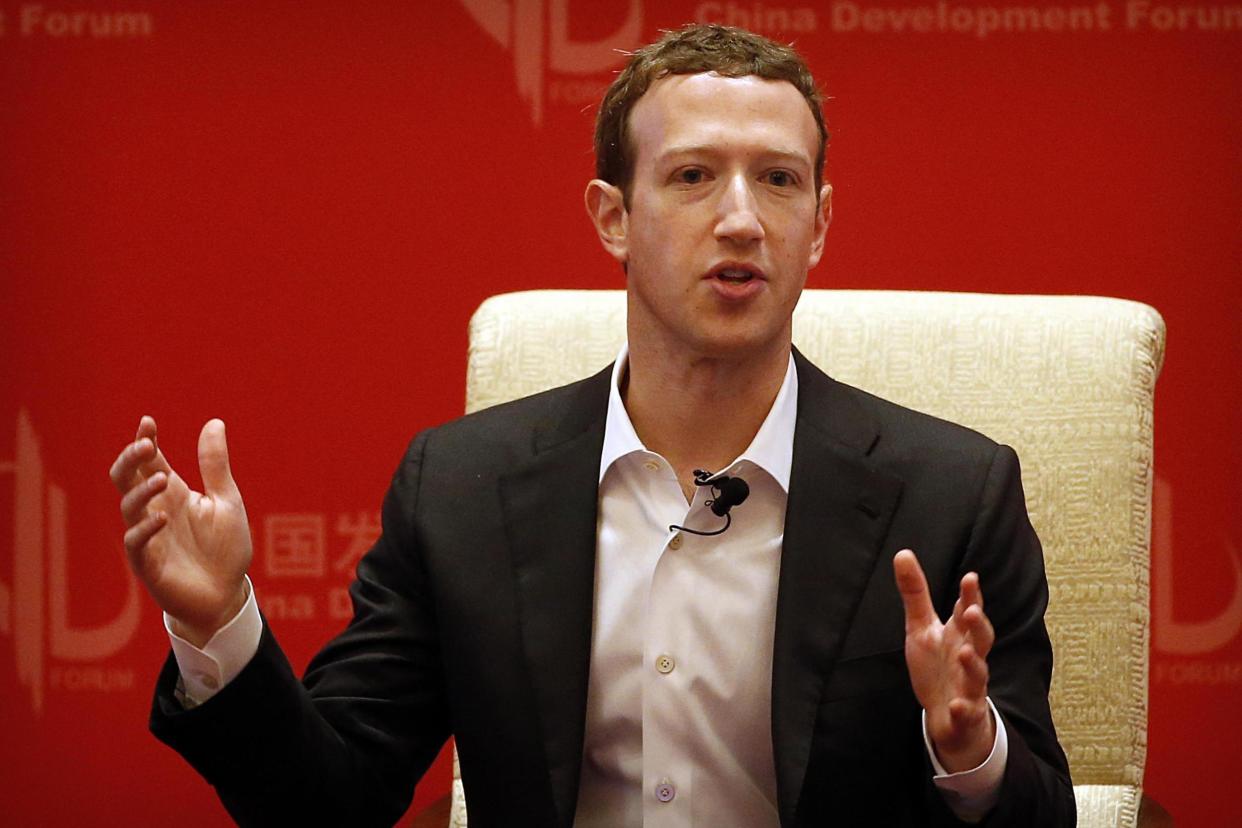 The letter wants Facebook founder Mark Zuckerberg to confirm his attendance by Monday: AP