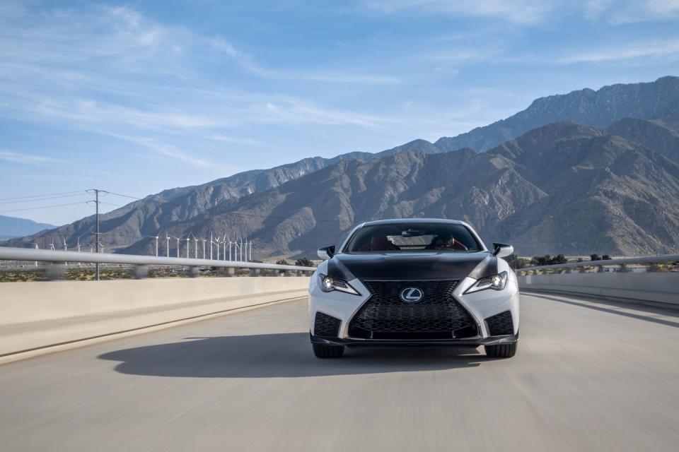 <p>The 2020 RC F Track Edition speaks the language of chunked rubber and gray smoke. It paints its character in broad, black swaths at corner exit and speaks its mind through titanium mufflers.</p>