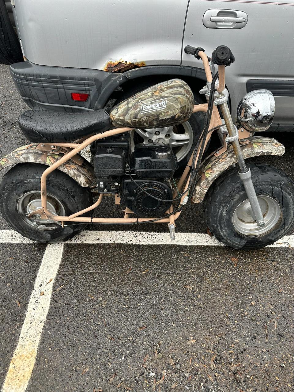 An off-road bike impounded by the Binghamton Police Department. Mayor Jared Kraham is proposing a new law that would increase penalties for operators of illegal off-road vehicles in the city.