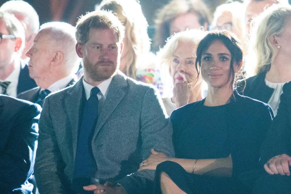 The Duke and Duchess of Sussex attend the Invictus Games 2018 opening ceremony (PA)