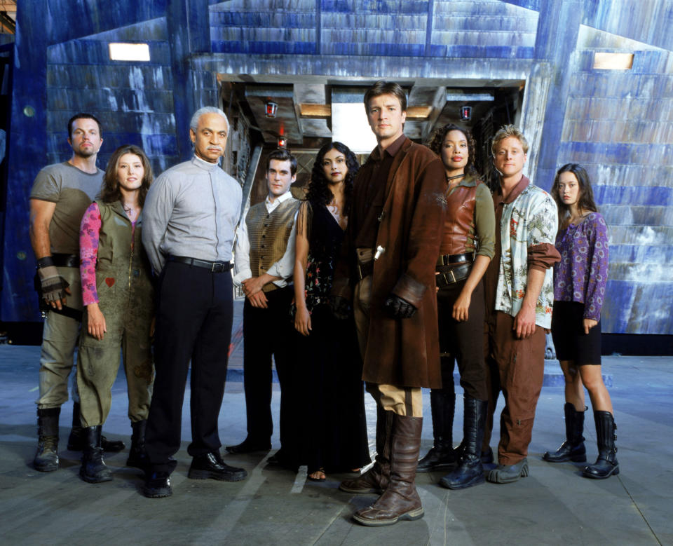 The cast of "Firefly"