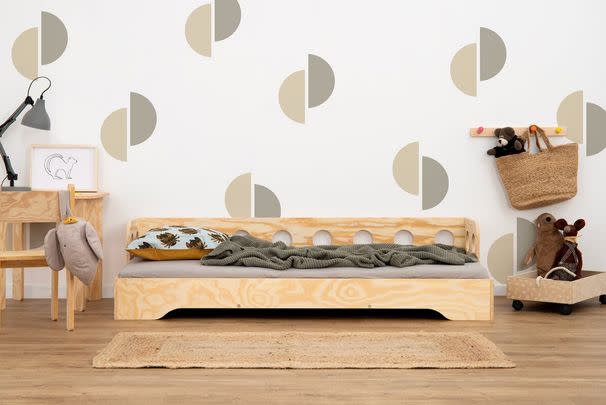 A cool multipurpose sleeping surface with customizable rails