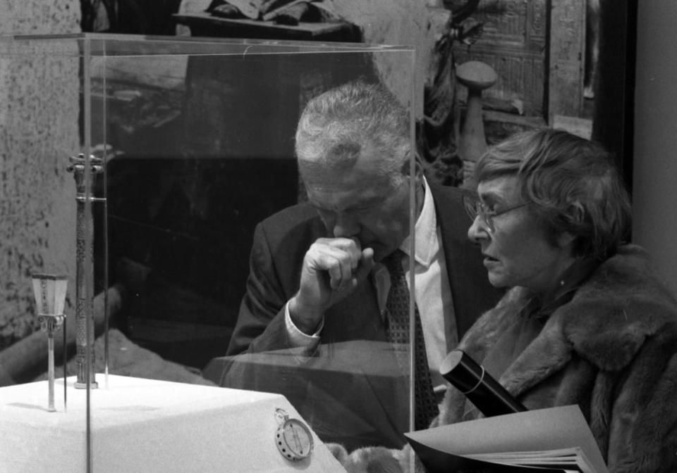 <div class="inline-image__caption"><p>Attendees browse artifacts at the Metropolitan Museum of Art in New York City.</p></div> <div class="inline-image__credit">Dick Lewis/New York Daily News via Getty</div>