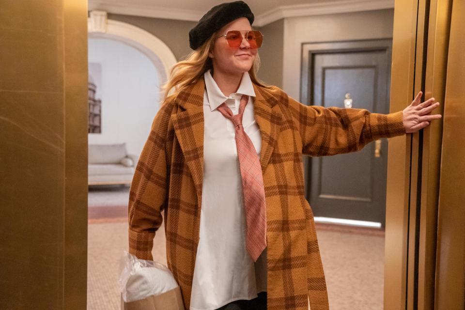 Amy Schumer guest stars as herself in Only Murders in the Building season two. (Hulu)