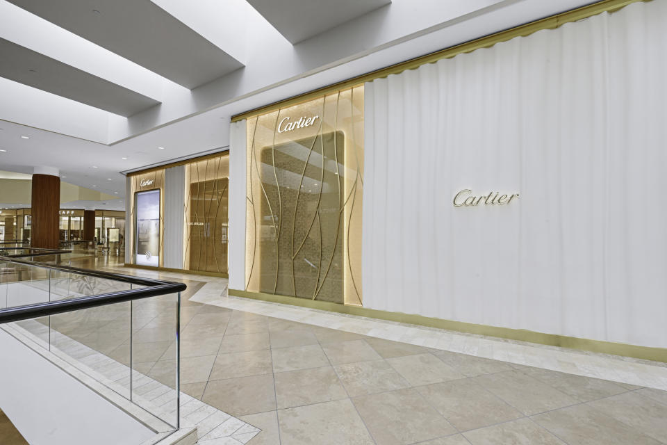 Cartier's renovated South Coast Plaza boutique 