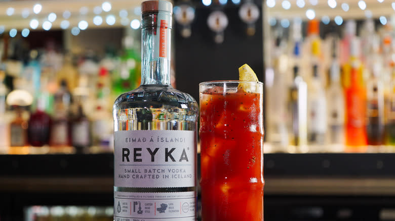 Reyka vodka and Bloody Mary