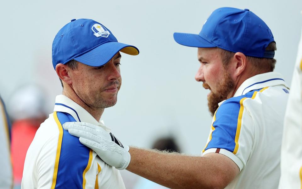 An emotional McIlroy suffered a chastening Ryder Cup - GETTY IMAGES