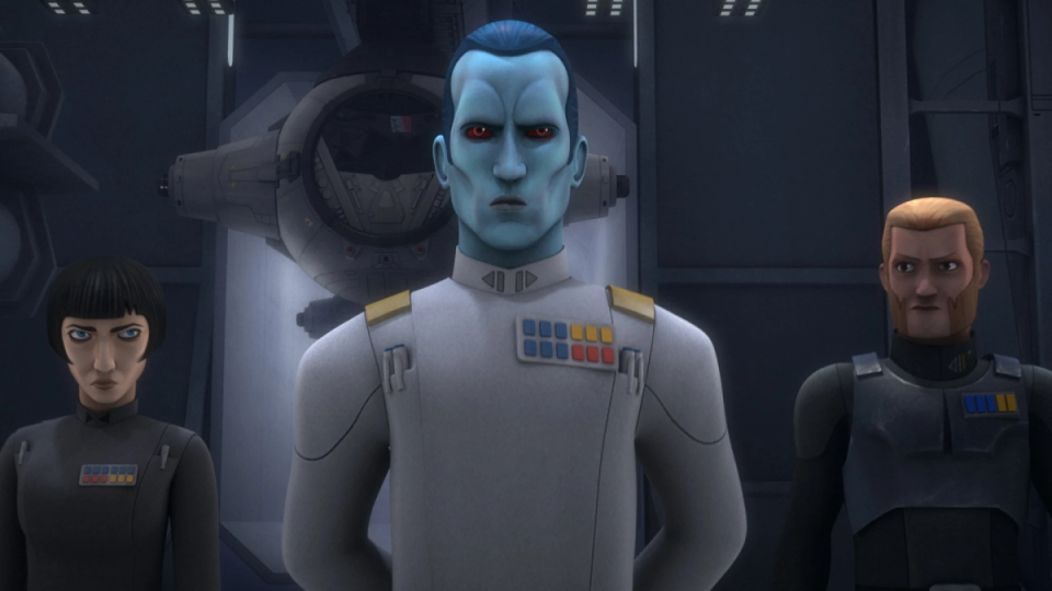 Dave Filoni brought Thrawn back for his animated show Star Wars: Rebels.<p>Disney</p>