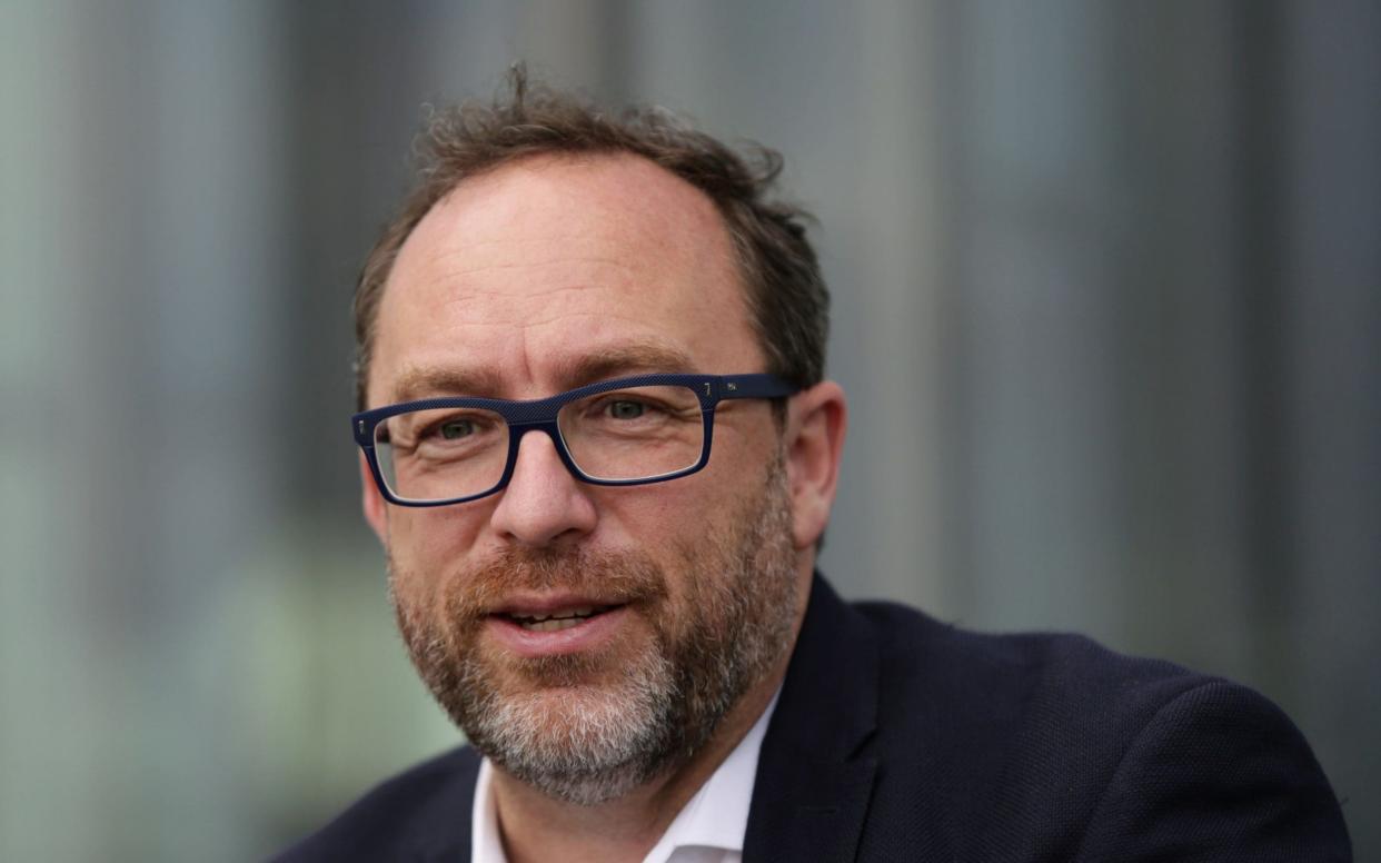  Wikipedia founder Jimmy Wales - PA