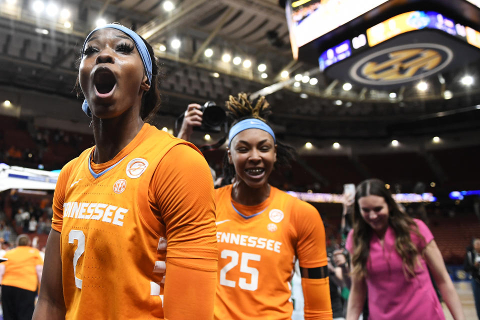 Rickea Jackson, Jordan Horston and the Tennessee Lady Vols haven't won a game against top competition yet this season, but that experience could prove vital in the NCAA tournament. (Eakin Howard/Getty Images)