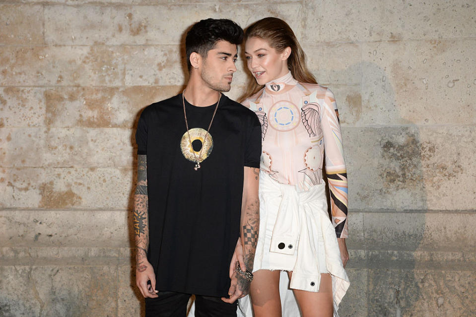 Zayn Malik and Gigi Hadid began dating in 2015. (Photo: Stephane Cardinale - Corbis/Corbis via Getty Images)