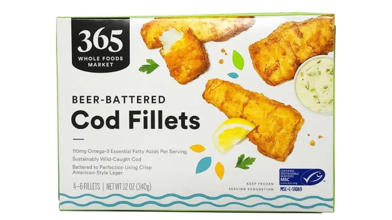 Recalled beer-battered cod fillets