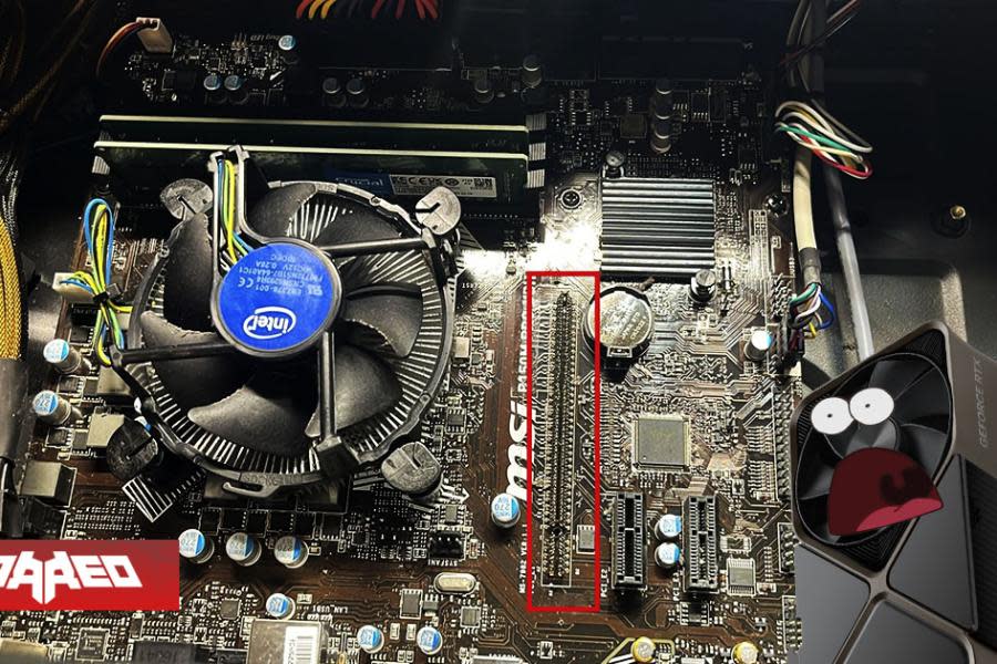 Jugador destruye la Placa Madre de su PC gamer al intentar cambiar la Tarjeta Gráfica por olvidar un pequeño gran detalle “Para ser justos, esas cerraduras realmente apestan"