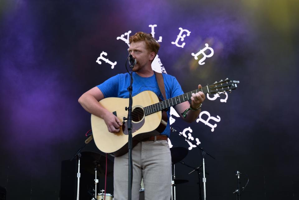 Tyler Childers performed on the Mast Stage on the third and final day of Forecastle on July 14, 2019.