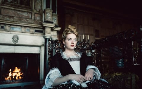 Emma Stone plays Abigail in The Favourite - Credit: Fox Searchlight Pictures via AP