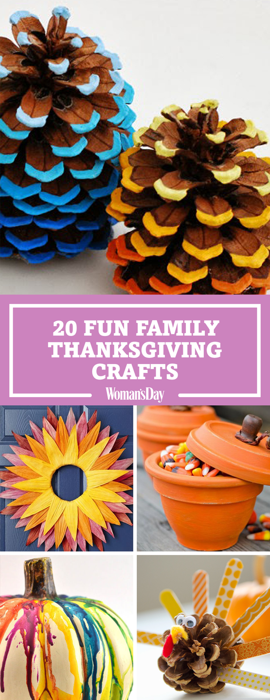 <p>Save these fun family craft ideas for later! Don't forget to <a rel="nofollow noopener" href="https://www.pinterest.com/womansday/" target="_blank" data-ylk="slk:follow Woman's Day on Pinterest;elm:context_link;itc:0;sec:content-canvas" class="link ">follow <em>Woman's Day</em> on Pinterest</a> for more craft ideas. </p>