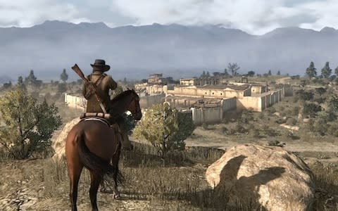 Red Dead Redemption John Marston looking out