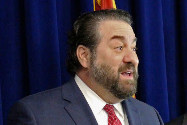 PHOTO: In this Jan. 7, 2020, file photo, Arizona Attorney General Mark Brnovich speaks at a news conference in Phoenix. (Bob Christie/AP, FILE)