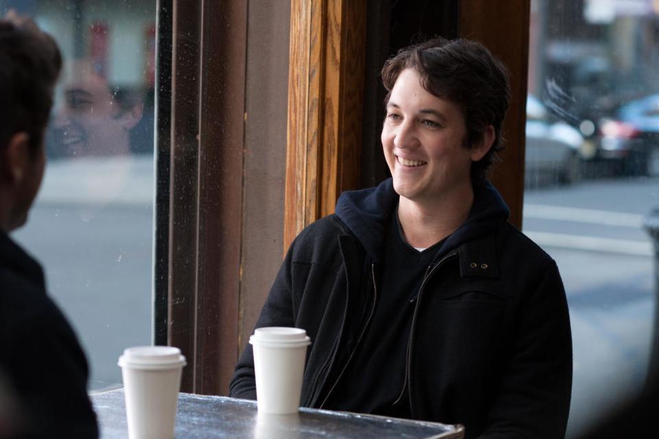 This image released by Focus Features shows Miles Teller in a scene from "That Awkward Moment." (AP Photo/Focus Features, Nicole Rivelli)