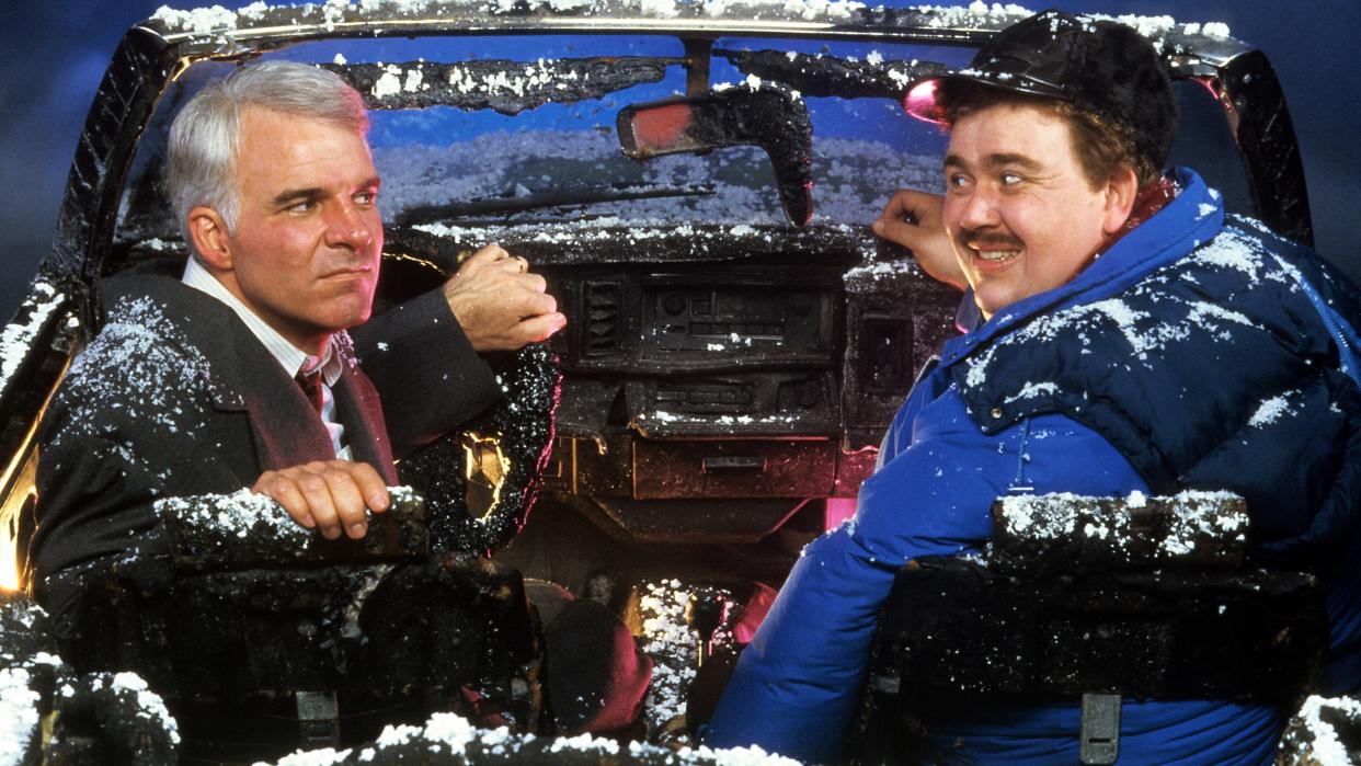  Steve Martin and John Candy in 'Planes, Trains and Automobiles'. 