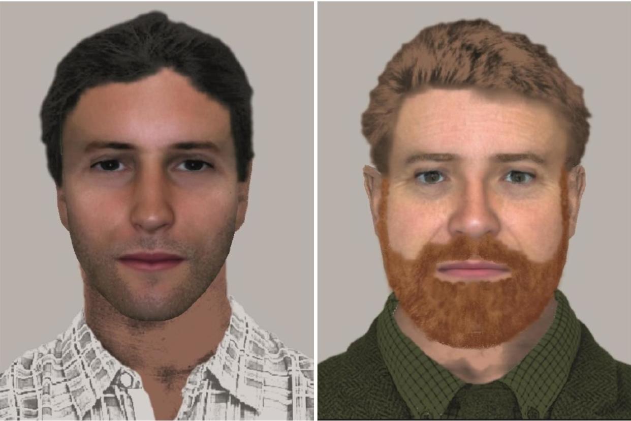 Police have released efit images of two men detectives would like more information about in relation to a 1978 rape: PA