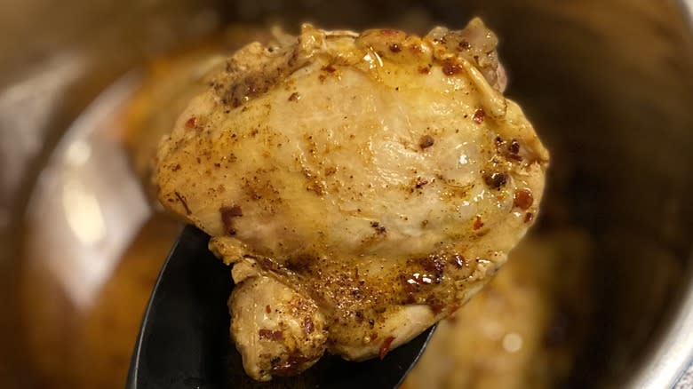 Chicken cooked with McCormick tamarind seasoning