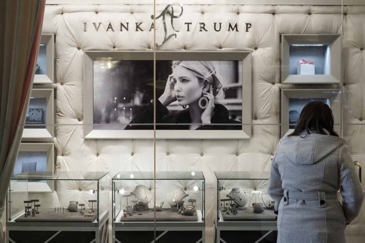 Reports have emerged that Ivanka Trump Fine Jewelry has unpaid taxes. (Photo: Getty Images)