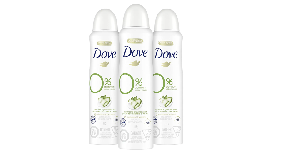 Dove Desodorante conpepino y té verde. (Foto: Amazon)