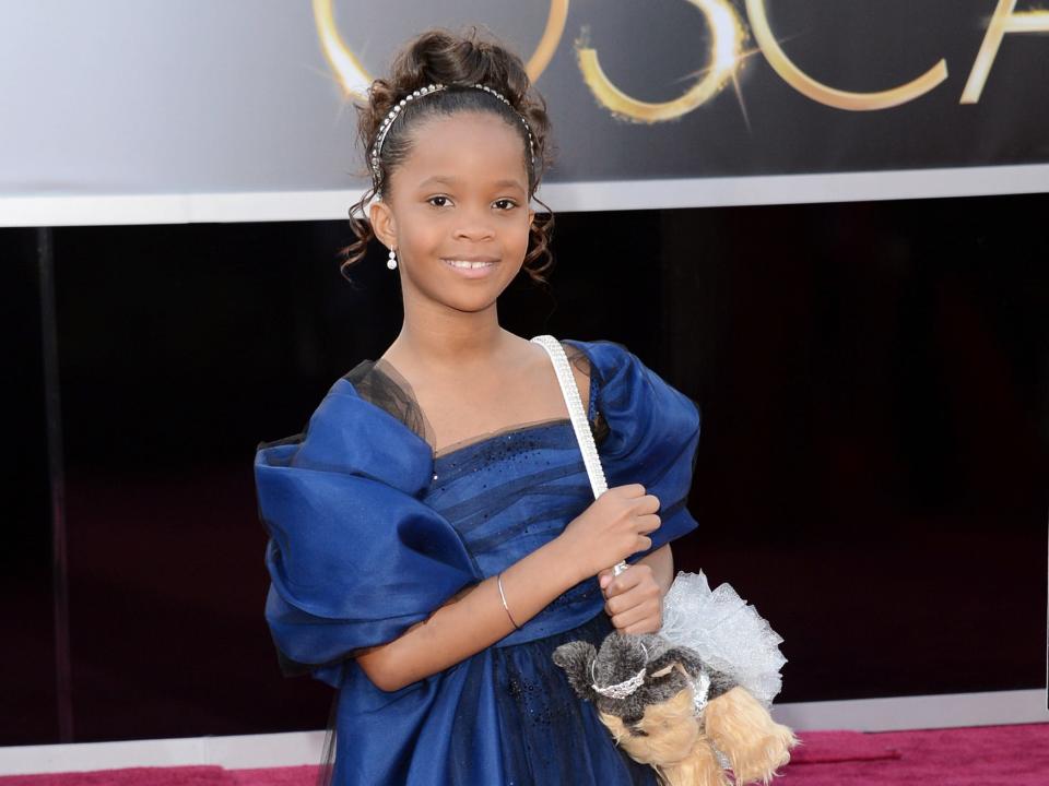 Quvenzhane Wallis at the Oscars