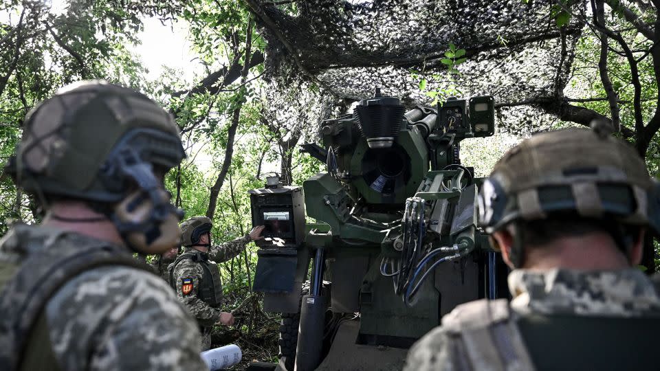 Ukrainian soldiers are seen on a combat mission in the Pokrovsk direction, Donetsk region, eastern Ukraine, on August 13, 2024. - Ukrinform/Shutterstock