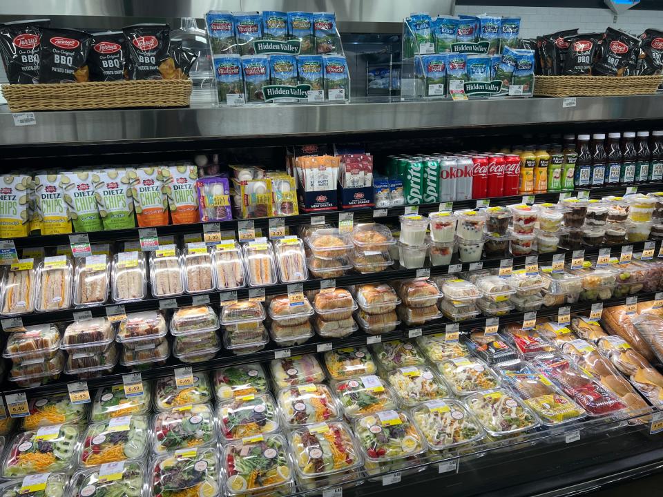 Multiple “grab and go” food options are available at Food City at the Gadsden Mall.