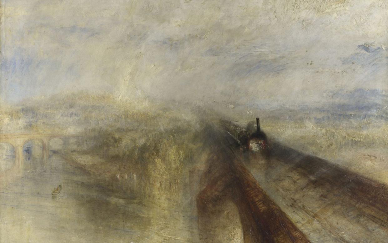 Blindingly original: Rain, Steam, and Speed (1844) - National Gallery